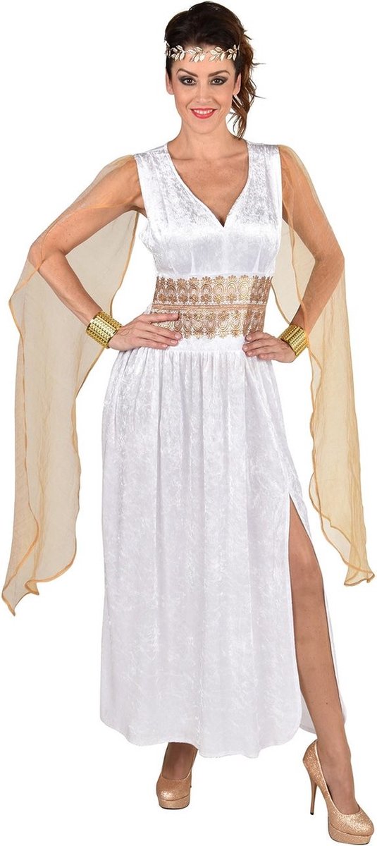 Griekse & Romeinse Oudheid Kostuum | Godin Der Godinnen | Vrouw | Extra Small / Small | Carnaval kostuum | Verkleedkleding